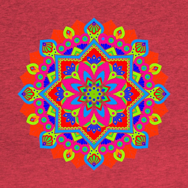 Colorful Mandala by AlondraHanley